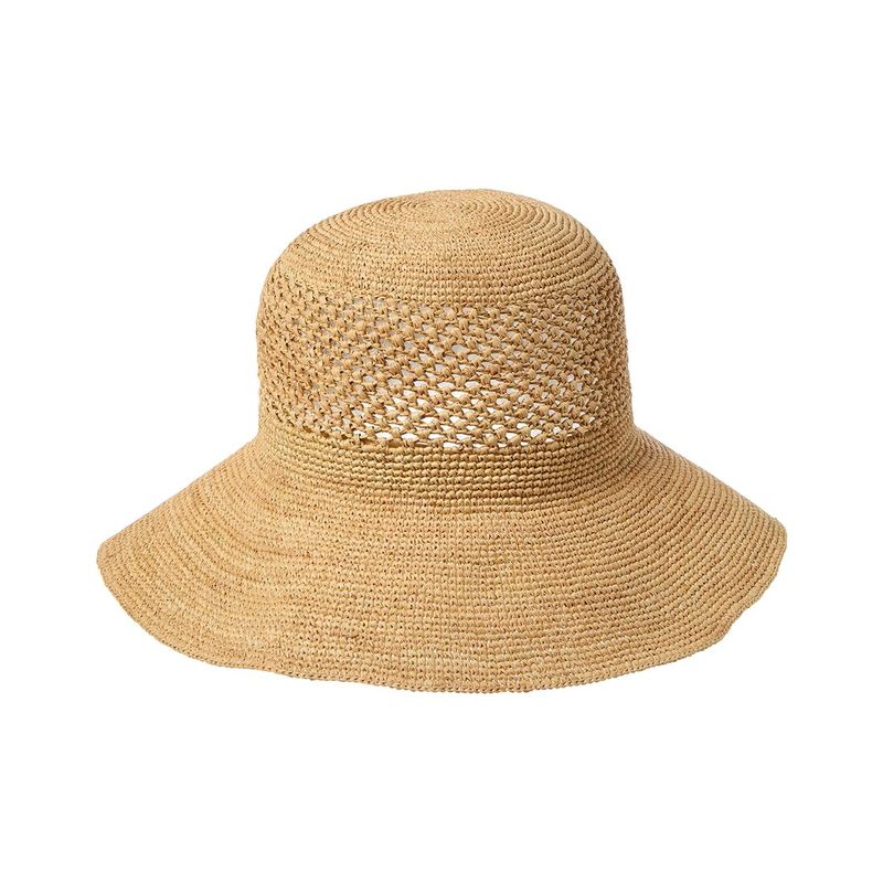 Bruno Magli Packable Floppy Crochet Hat